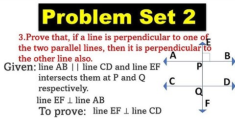 problem set 2 / parallel lines/ 9th class/ question no 2  and 3 Maharashtra board
