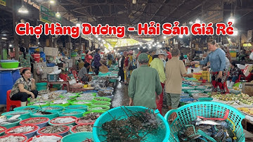 Hải sản tươi sống tại khu du lịch chợ Hàng Dương Cần Giờ - cách Sài Gòn chỉ 1 tiếng đi xe