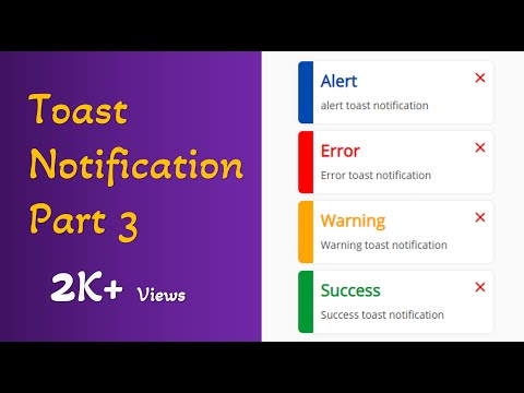 Toast Notification Part 3 - Codenuts