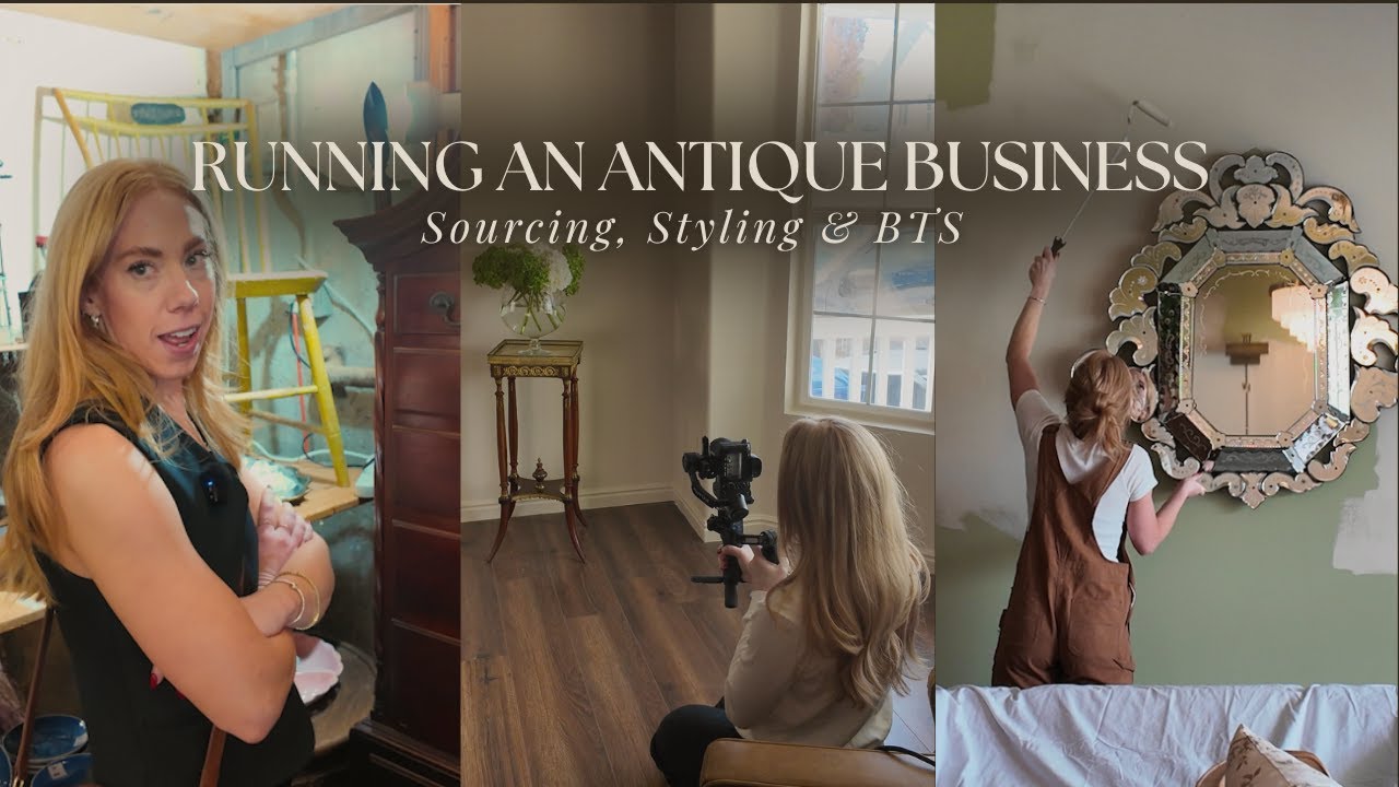 A Week in the Life of an Antique Dealer | Sourcing, Styling & BTS