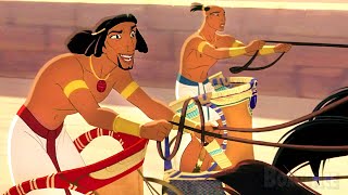 Moses Vs Rameses Chariot Race | The Prince Of Egypt | Clip