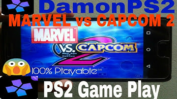 Damon PS2 Emulator | MARVEL vs CAPCOM 2 | 100%   Playable  Game | Game Play