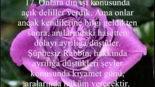 EBUBEKİR ŞATIRİ Câsiye SURESi