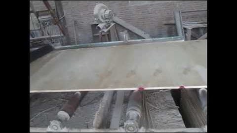 Puttying machine-feeding precess-cx