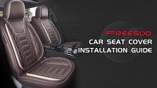 How do I install a quality leather seat cover? | Suitable for Most 5 Passenger Cars