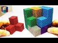 DIY How To Make Gaint Rainbow Cube with Magnetic Balls  | Magnetic Boy