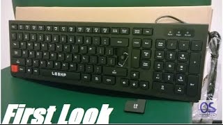 REVIEW: LESHP Chiclet Island USB Wired Keyboard ($10)