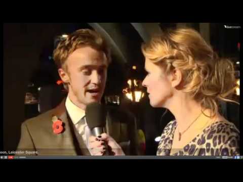 draco malfoy (tom felton) Deathly Hallows World Pr...