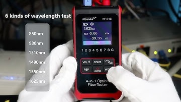 NOYAFA 4 in 1 Fiber Optical Power Meter Visual Fault Locator NF-916 VF