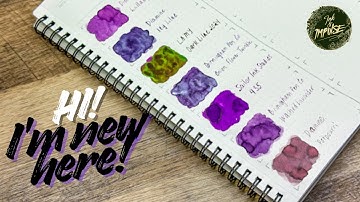 Hi 💚 I’m new here! Ink swatch with me!