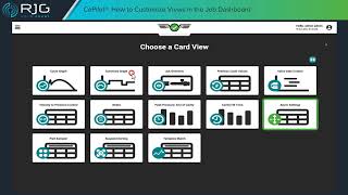 CoPilot®: How to Customize Views in the Job Dashboard | RJG Tutorial