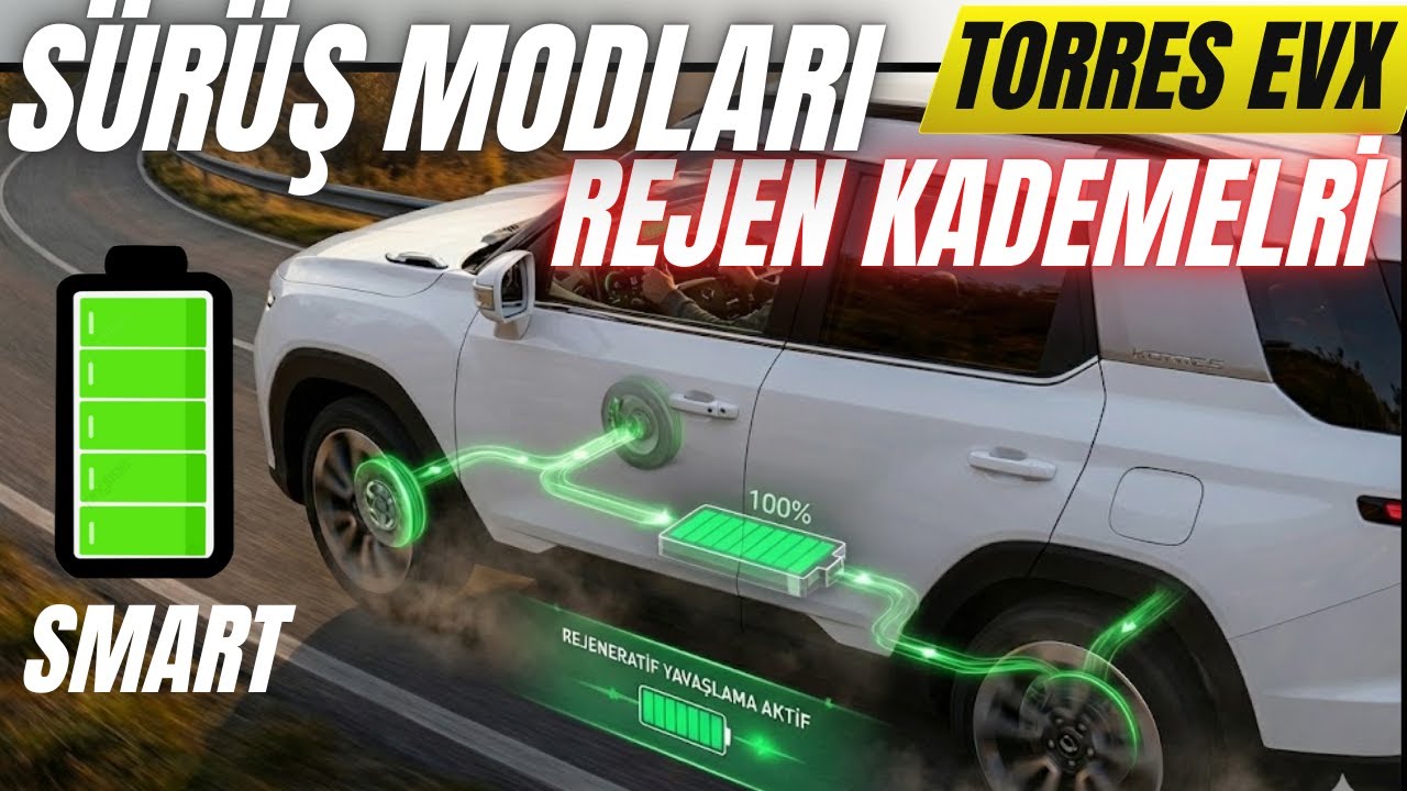 Torres EVX Rejenerasyon ve Sürüş Modları Rehberi | Hangi Mod Ne Zaman Kullanılır?
