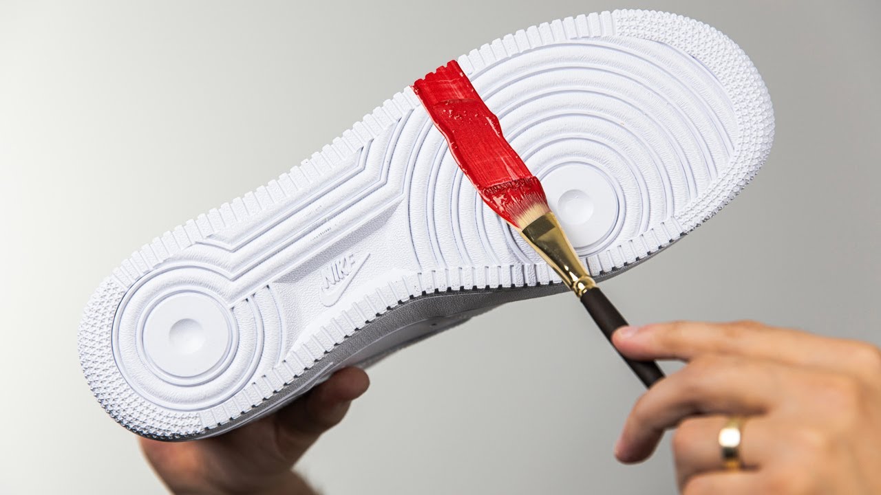 How to paint a midsole without it cracking! Secret ingredient 