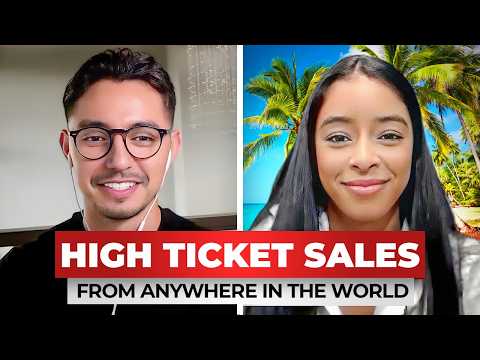 How She Quit Her 9-5 and Now Makes Money From Anywhere in the World (High-Ticket Sales) thumbnail