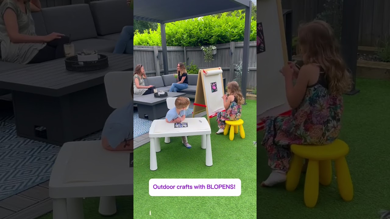 Outdoor Crafts with BLOPens!