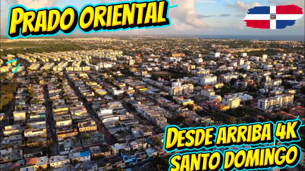 Mira como se ve el Residencial Prado oriental desde el Aire 4k Santo Domingo Dominican Repúblic 