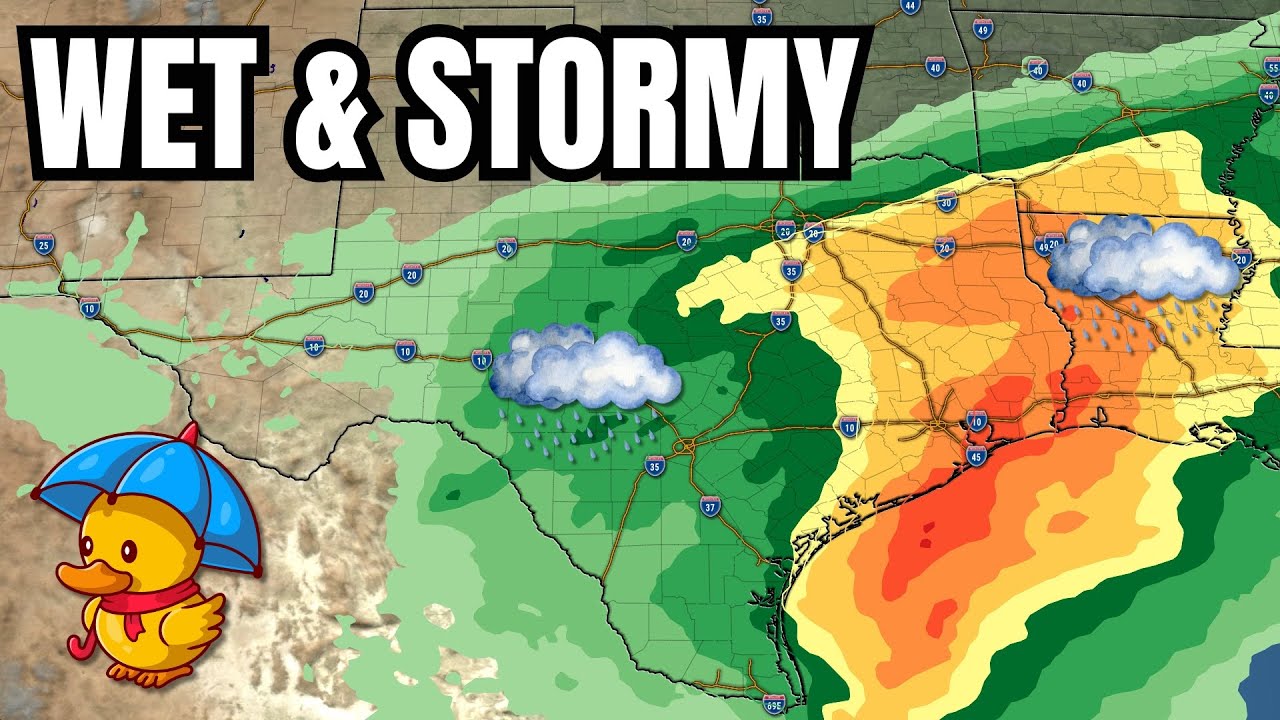 Stormy Weather On Tap for Texas - YouTube