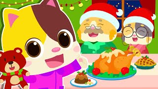 고양이가족 메리 크리스마스|산타 클로스|안전교육|색깔놀이|기차동요|애니메이션|베이비버스 인기동요|BabyBus screenshot 3