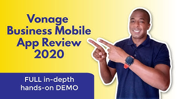 Vonage Business Cloud Mobile App 2020 Review (LIVE DEMO)