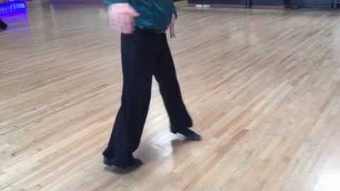 Foxtrot grapevine footwork
