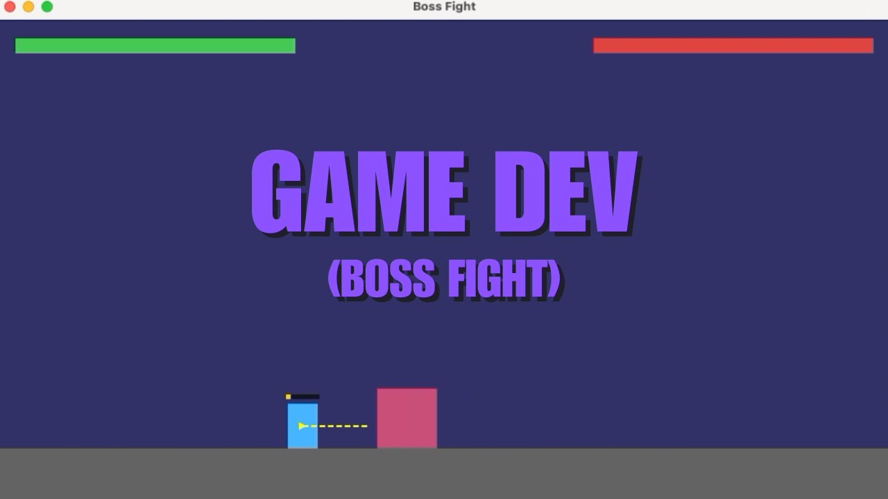 Boss Fight Game | C++ & SFML (Game Dev Practice Project) - YouTube