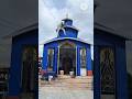 outside colour apply Indigo oil Paints colour Golden #wallpenting #tending #shorts #reels #virel#yt