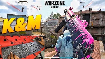 WARZONE MOBILE With KEYBOARD AND MOUSE GAMEPLAY ON ANDROID