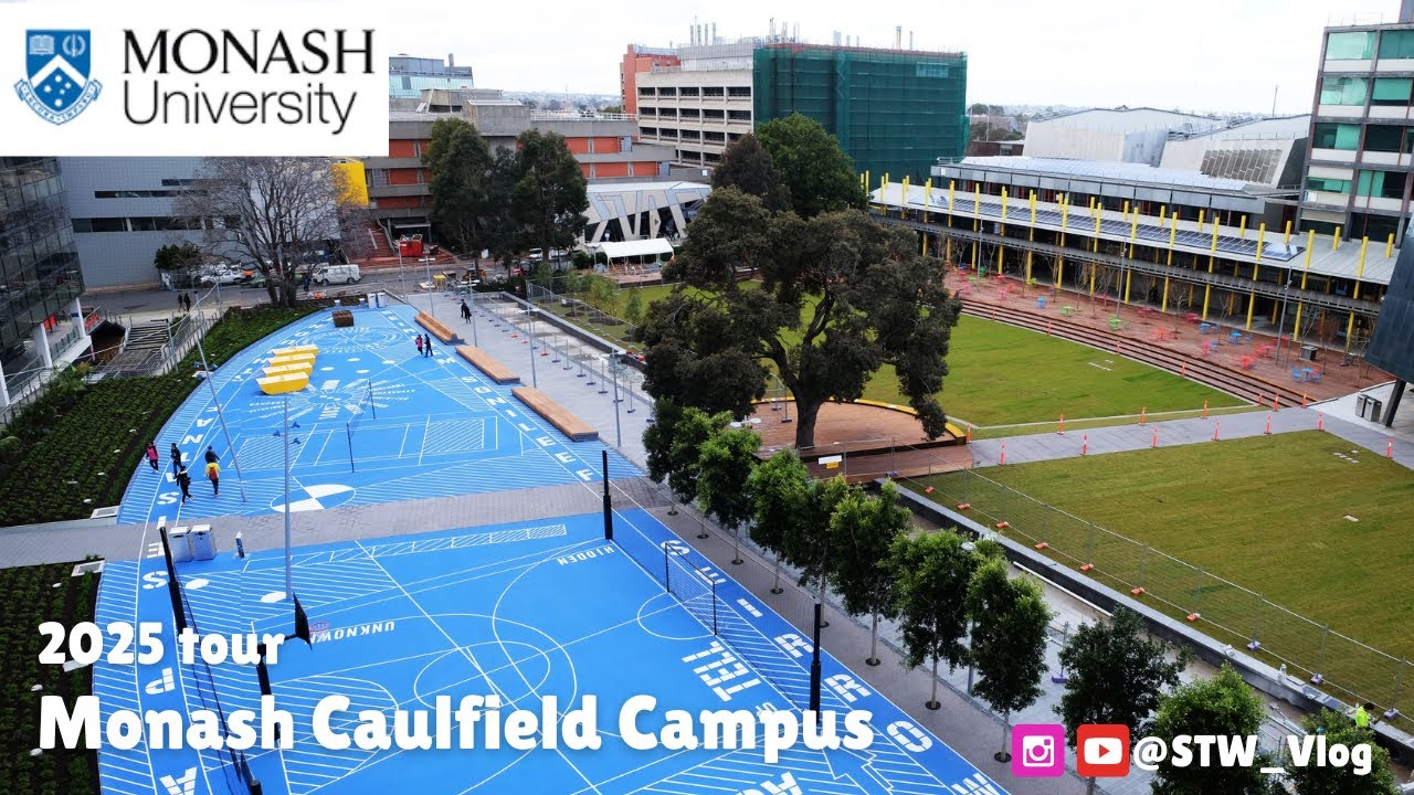 Monash Caulfield Campus outdoor tour