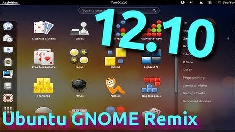 Ubuntu GNOME Remix 12.10 Beta - Review & First Look