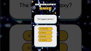 🌎The biggest galaxy? #shorts #geography #quiz screenshot 4