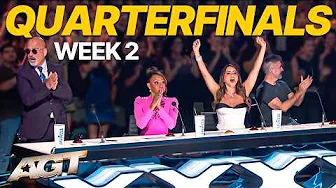 The Most UNPREDICTABLE Night Yet! | AGT 2025 Quarterfinals Week 2 (Full Episode)