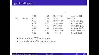 F10 / 4: 6.7 gprof (nivå 3)
