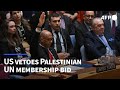 Us veto sinks palestinian un membership bid in security council  afp