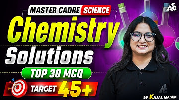 Master Cadre Science Preparation Chemistry Top 30 Mcq