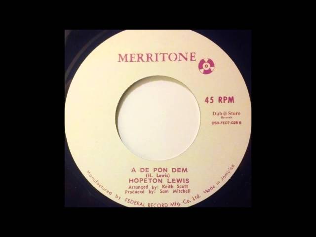 Hopeton Lewis - A Deh Pon Dem