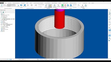 27 Crear una rosca de interpolacion interna con Powermill CAD CAM