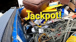 Dumpster Diving Street Scrapping - Wow! What a day!