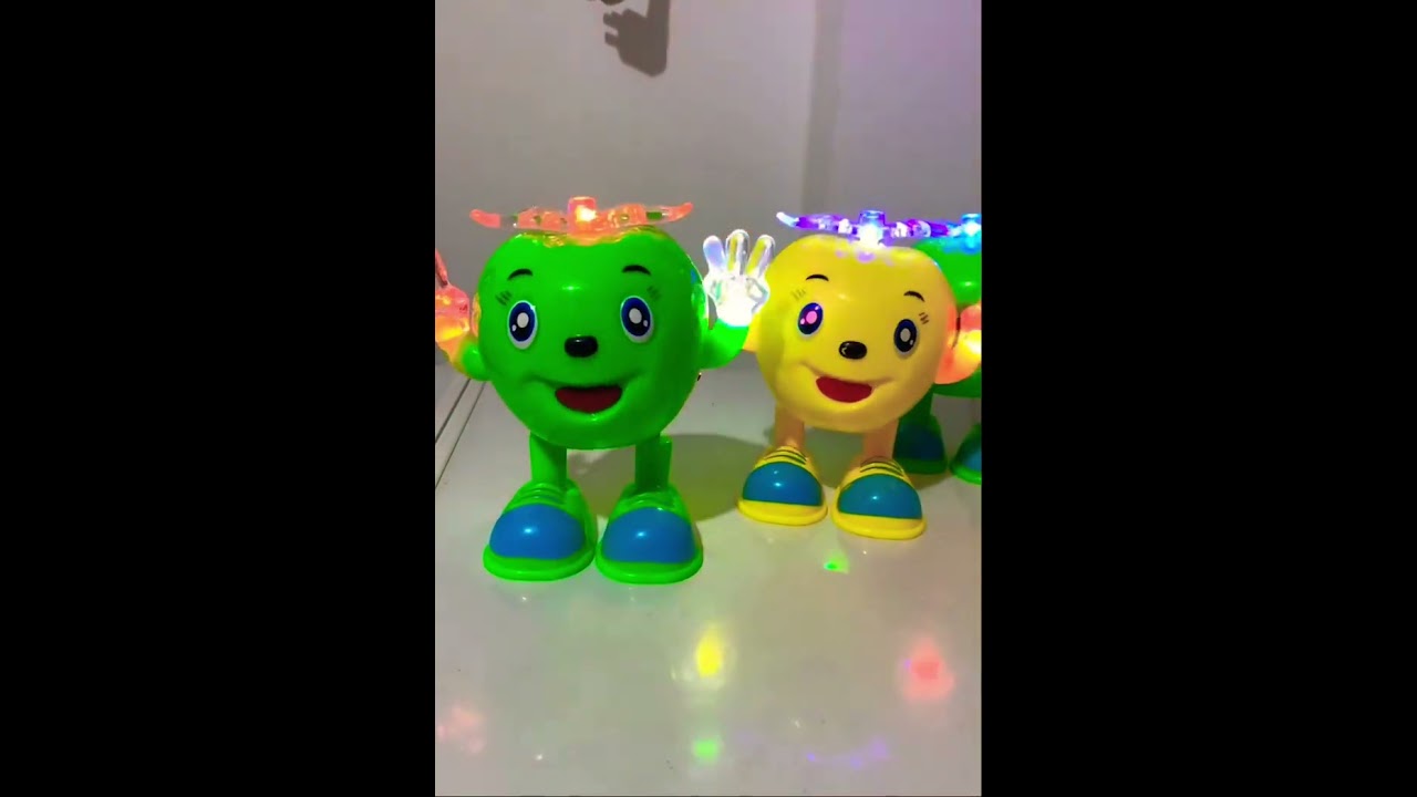 Dancing pineapple with lights musical apple toy playmaster video