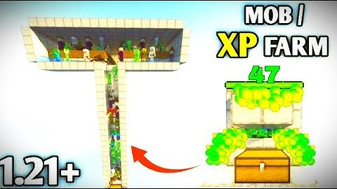 Unlimited XP Farm in Minecraft 1.21 – Easy Mob Grinder (Java + Bedrock)