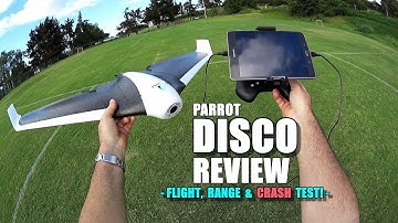 PARROT DISCO Review - [Flight/Crash/Range Test!, Pros & Cons]