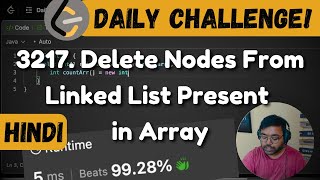 3217. Delete Nodes From Linked List Present in Array | LinkedList | Leetcode Daily Challenge | DSA