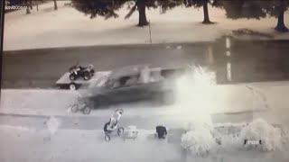 Video shows driver chase boys through Burley park, run over bike