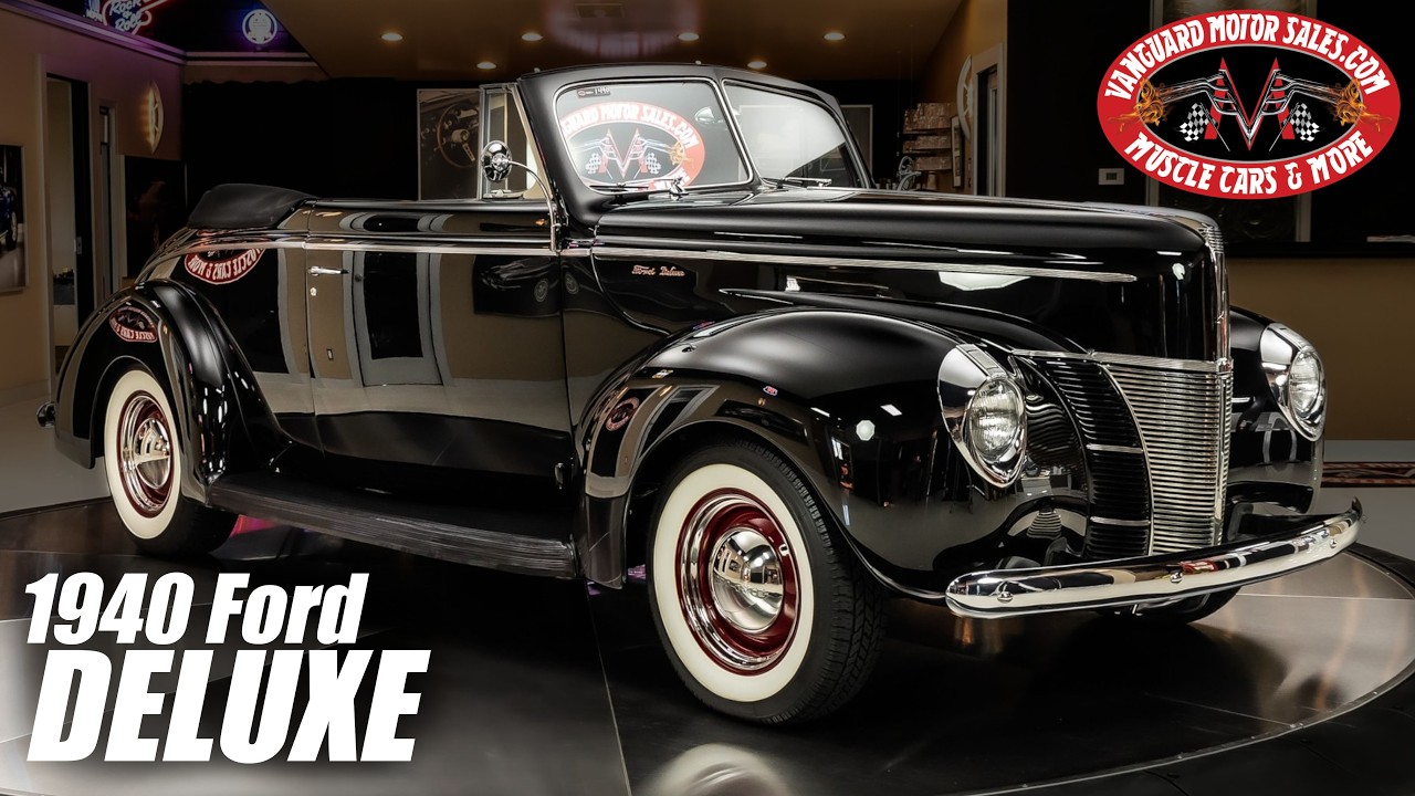 1940 Ford Deluxe Cabriolet Street Rod For Sale #1490 - YouTube