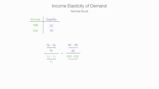 price elasticity and income elasticity of demand