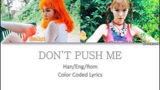 WENDY & SEULGI (RED VELVET) - DON’T PUSH ME (밀지마) [Color Coded Han|Rom|Eng]