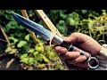 Make a camping knife from file