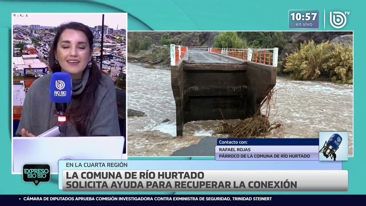 "Estamos aislados": Párroco de Río Hurtado sobre histórico temporal
