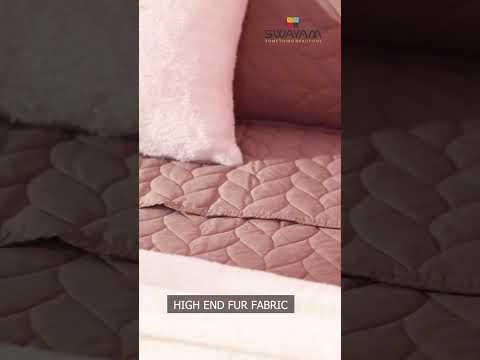 Elevate your bedroom to a new-level winter oasis with Swayam's elegant bed covers & glitter blanket.