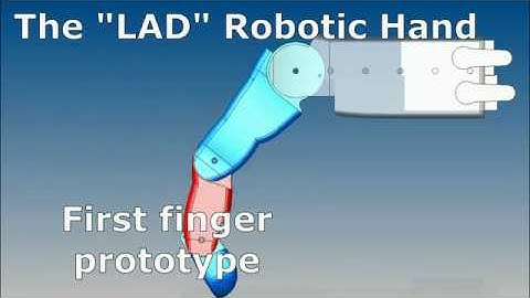 👍First prototype of a finger for the LAD Robotic Hand -LAD Robotics #3dprinting #robot #arduino