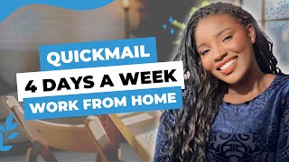 QuickMail No Phones No Degree $120K Per Year